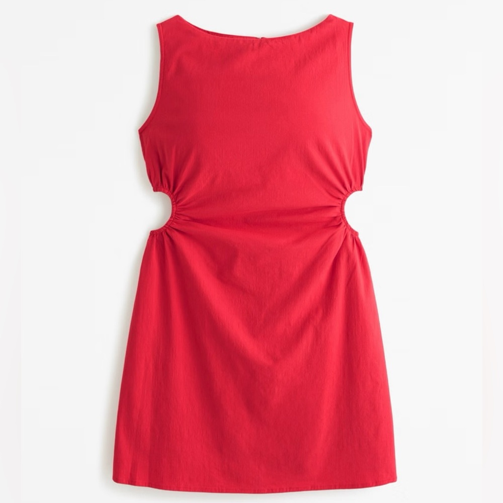 Abercrombie Stretch Cotton Cutout Mini Dress. New without tags. Never worn.